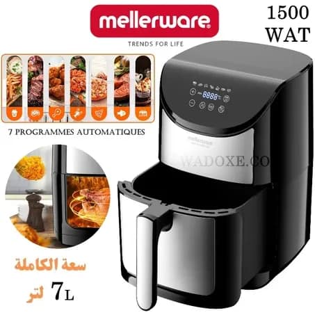 Friteuse à air sans huile 7 L, 7 programmes - garantie 2 ans - MELLERWARE