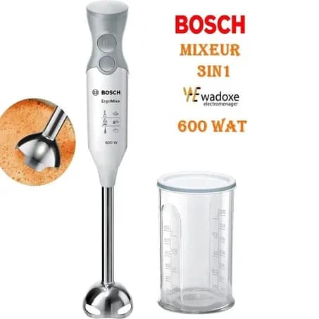 Mixeur plongeant, haute qualité et multifonction 600 W - BOSCH