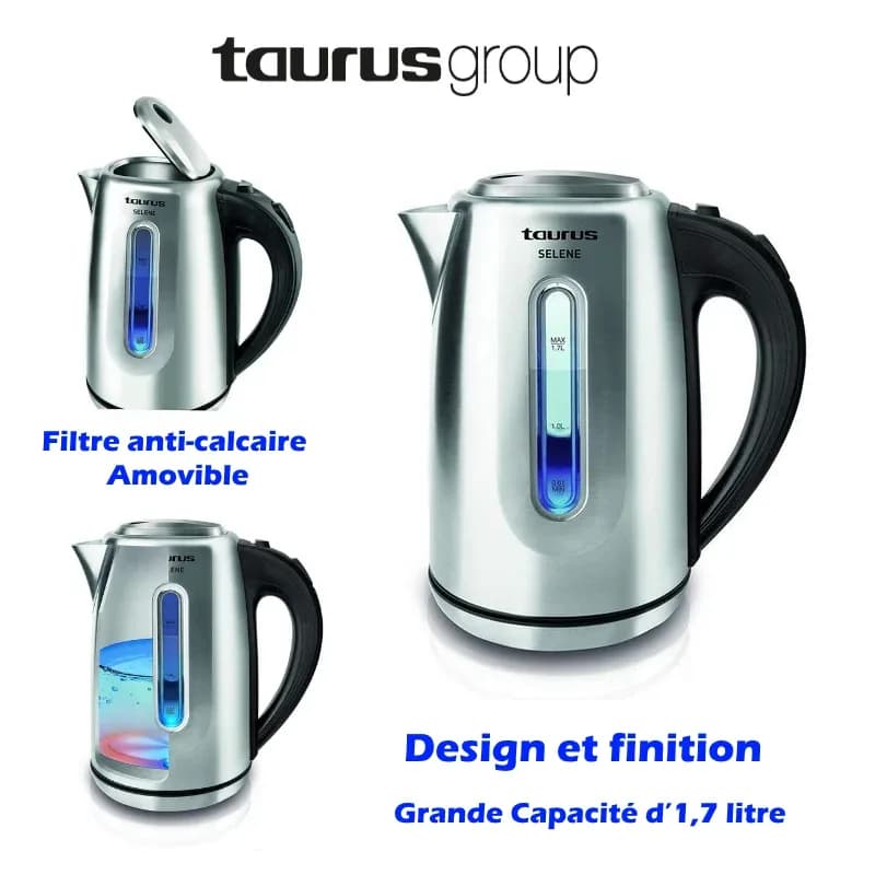 Bouilloire électrique SELENE inox - TAURUS