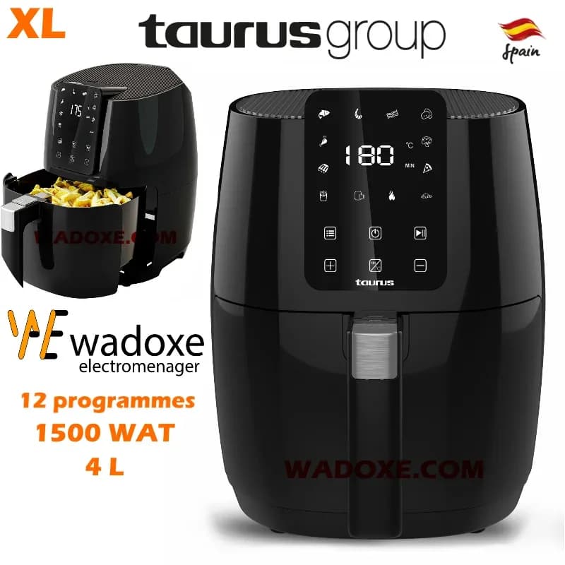 Friteuse à air XL sans huile 4 L, 10 programmes - garantie 2 ans - TAURUS