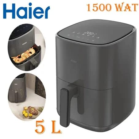 قلايه هوائية بدون زيت 5 لتر مع 06 برامج - Haier