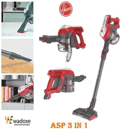 مكنسه كهربائيه أنيقة 3في1 بدون سلك بطاقة قوية - HOOVER